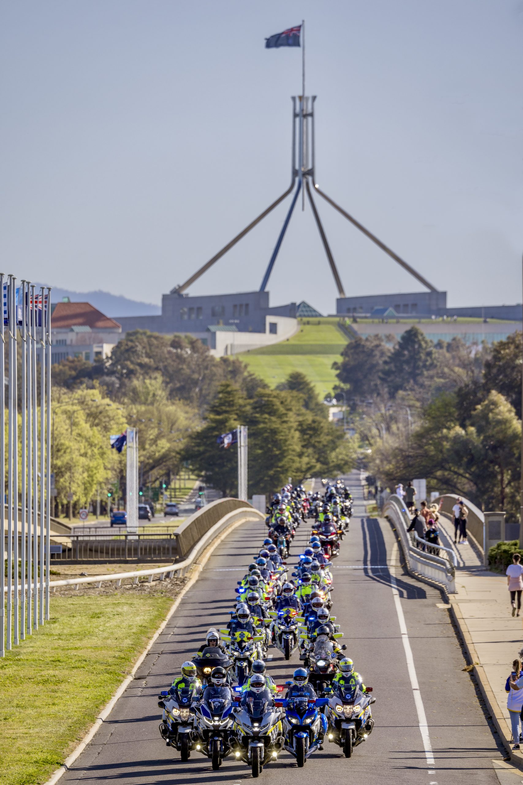 Wall to Wall Ride for Remembrance Police Bank