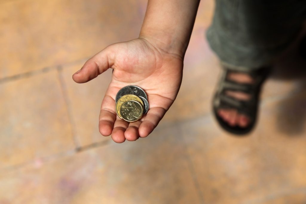 Teaching kids the value of money